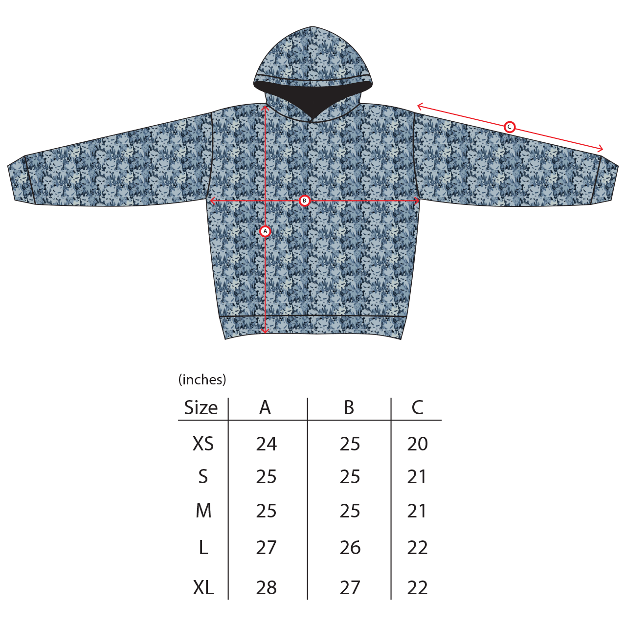 Black Ops 2 Skulls Camo Hoodie