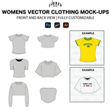 Vector Women's Clothing Mock-ups