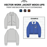 Work Jacket Vector Mock-ups