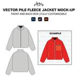 Vector Pile Fleece Mock-up