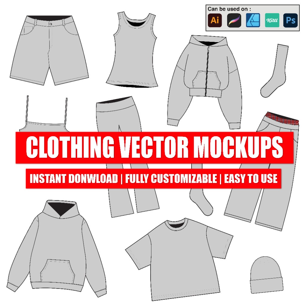LivelyLys Vector Mock-ups